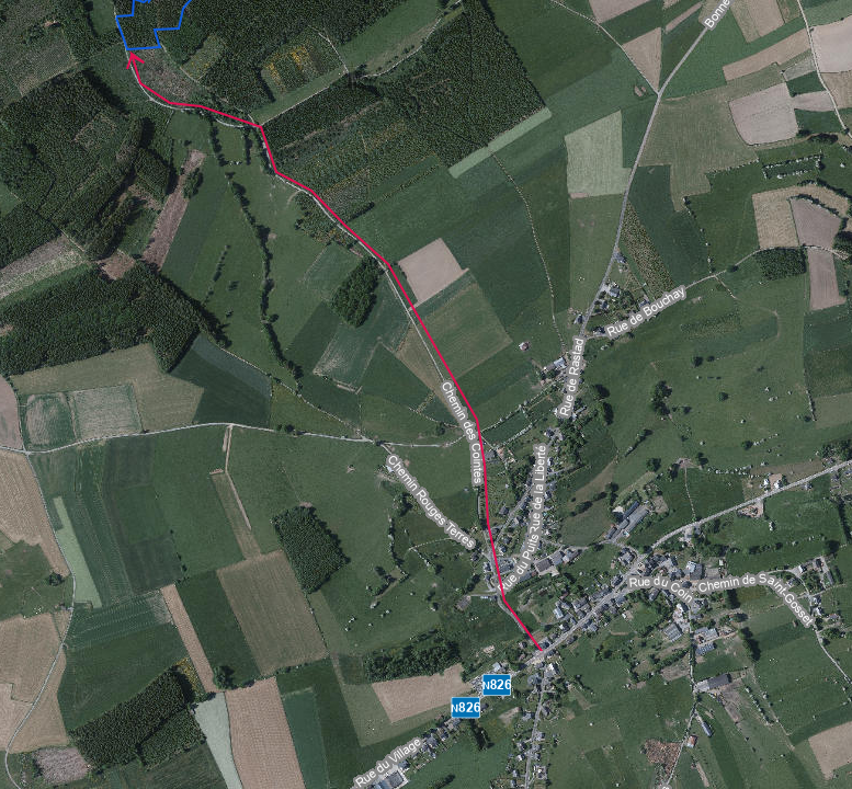 VA depuis centre de compogne